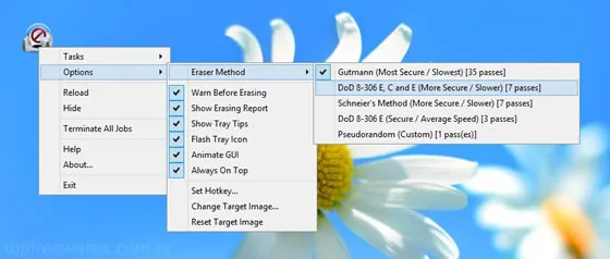 Programa para deletar arquivos permanentemente - EraserDrop