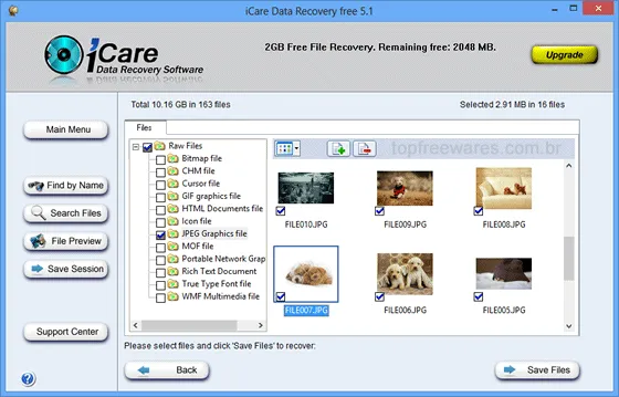 iCare Data Recovery Free Programa para recuperar arquivos deletados - iCare Data Recovery Free