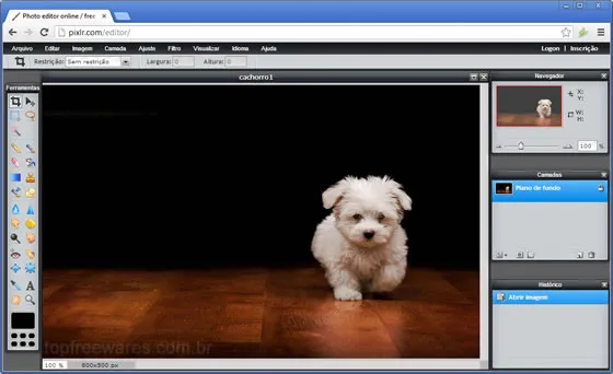 Editor de fotos online - Pixlr Editor