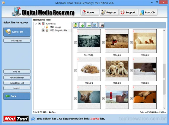 Power Data Recovery Free Programa para recuperar arquivos deletados - Power Data Recovery Free