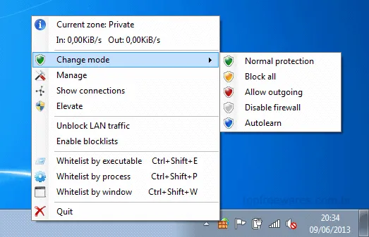 Firewall gratuito para Windows - TinyWall