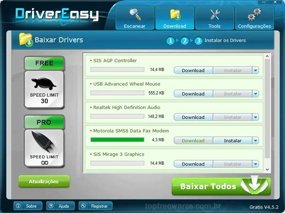 Programa gratuito para atualizar os drivers do PC - DriverEasy