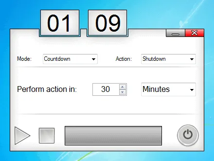 Programa para agendar o desligamento automático do computador - Sleep Timer