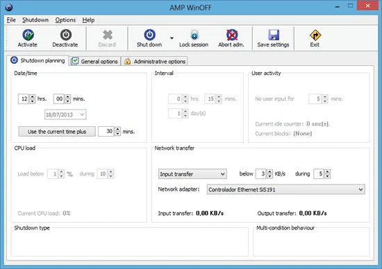 Programa para agendar o desligamento automático do computador - WinOFF