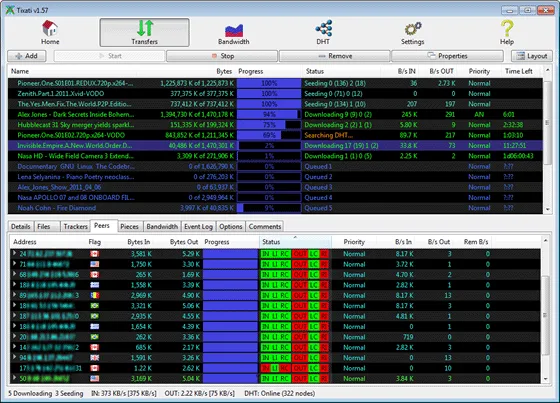 Top 5 clientes de torrent gratuitos - Tixati