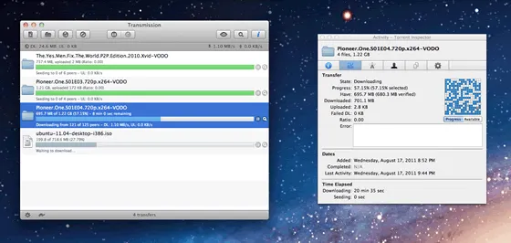 Top 5 clientes de torrent gratuitos - Transmission