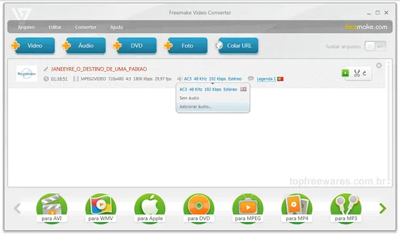 Freemake Video Converter Programa para ripar DVD - Freemake Video Converter