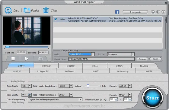 WinX DVD Ripper Programa para ripar DVD - WinX DVD Ripper