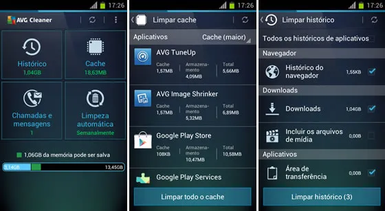 AVG Cleaner Top 5 aplicativos para limpar e otimizar o Android - AVG Cleaner