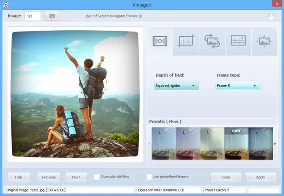 Vintager Programa para aplicar filtros em fotos - Vintager