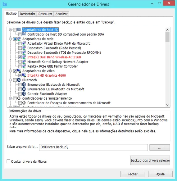 Programa para fazer o backup dos drivers - Glary Utilities