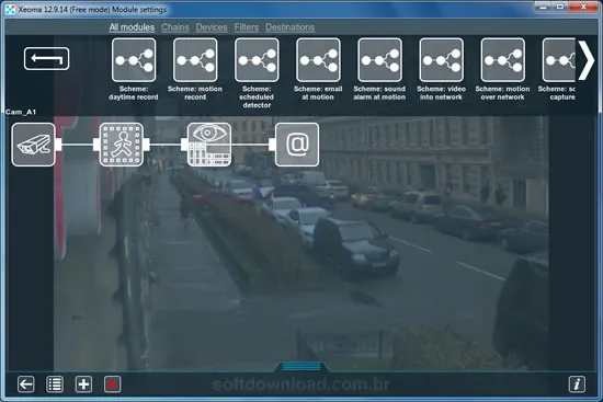 Xeoma Programa para montar um sistema de vigilância - Xeoma