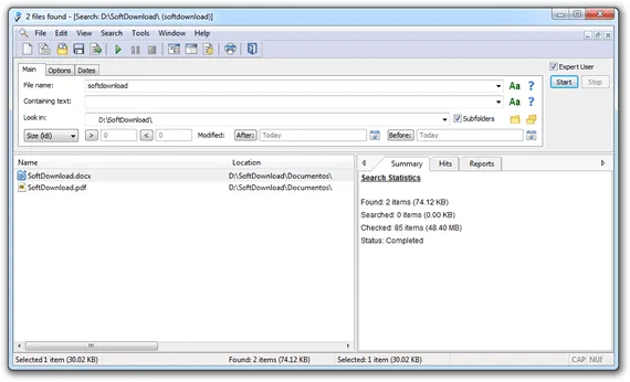 Programa para pesquisar arquivos no Windows - Agent Ransack