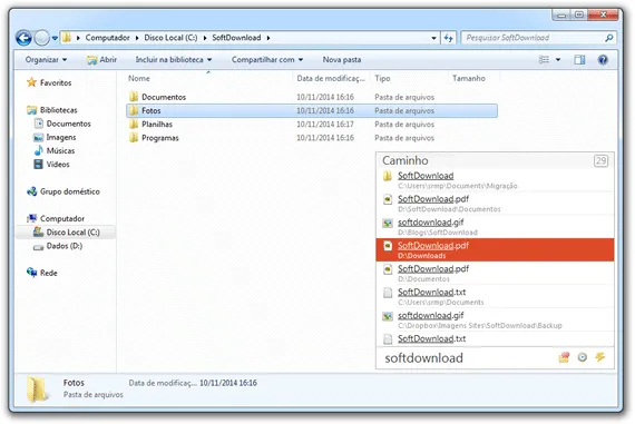 Programa para pesquisar arquivos no Windows - Listary