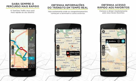 Tom Tom Aplicativo gratuito de GPS para Android - Tom Tom