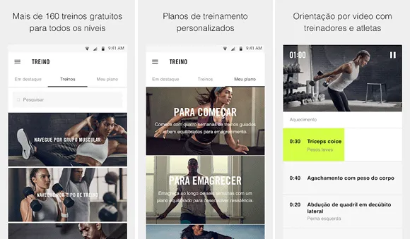nike training android