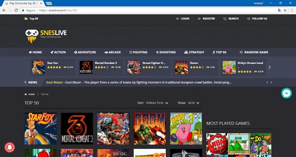 sneslive site