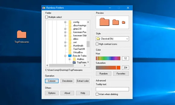 rainbow folders