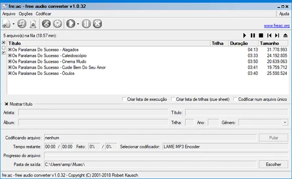 freac audio converter