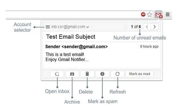 notifier for gmail