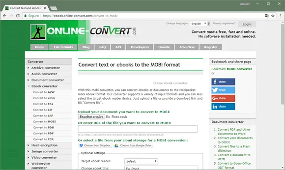 ebook online convert