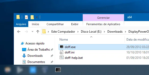 doff