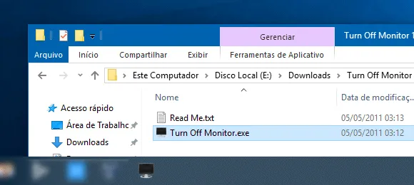 turnoff monitor