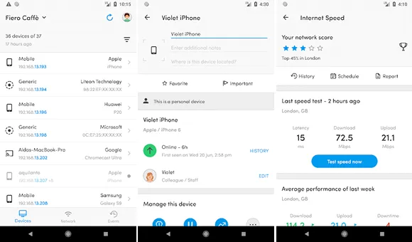 fing android detectar intrusos