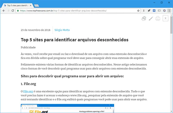 just read chrome