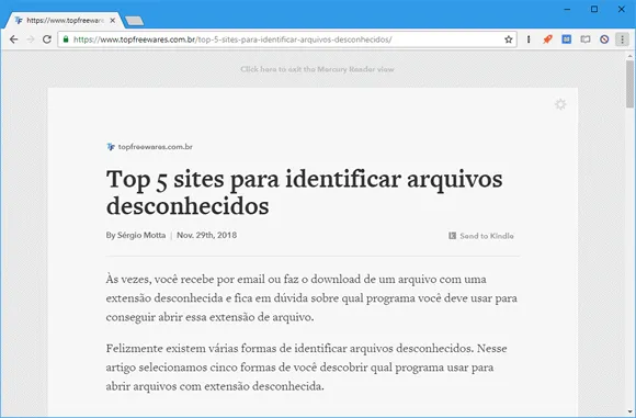 mercury reader chrome