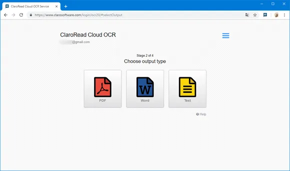 claroread cloud ocr chrome