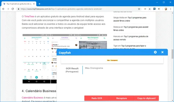 copyfish ocr chrome