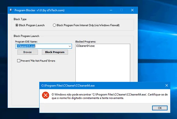 program blocker