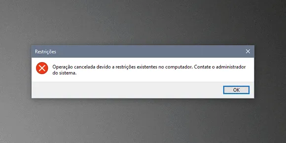 regedit bloqueio programas