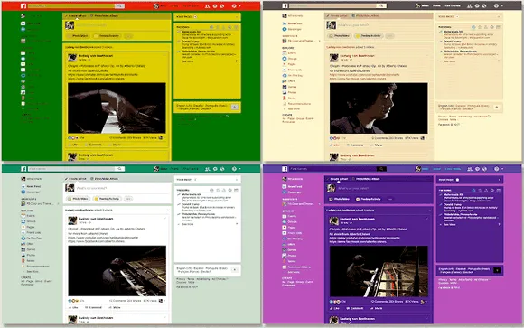 color theme changer facebook