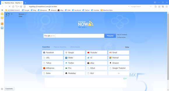 maxthon navegador pc antigo