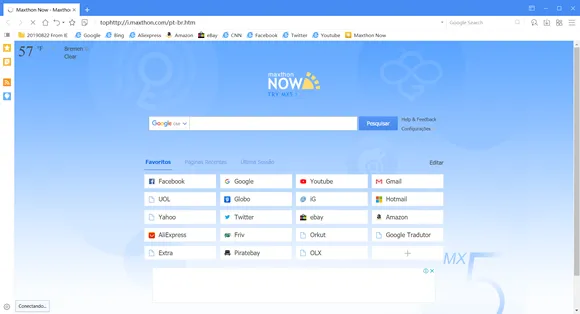 maxthon navegador pc antigo