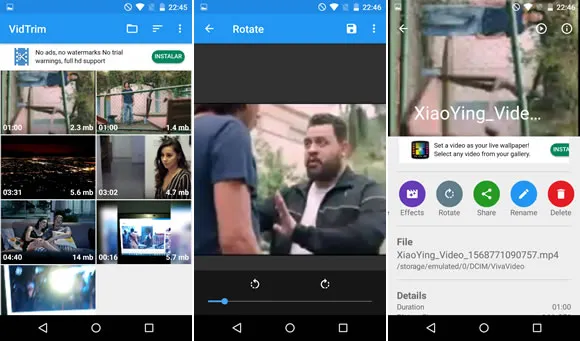 vidtrim girar video