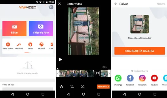 vivavideo girar video