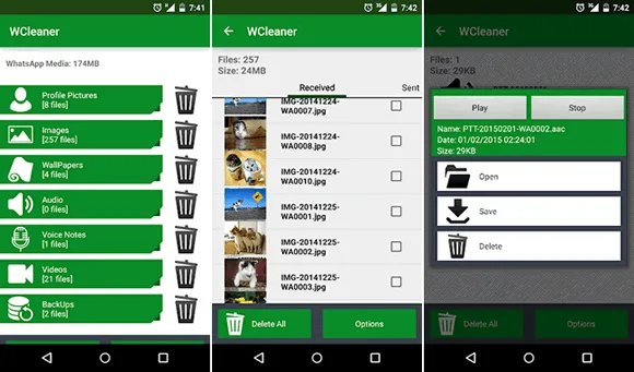 wcleaner android