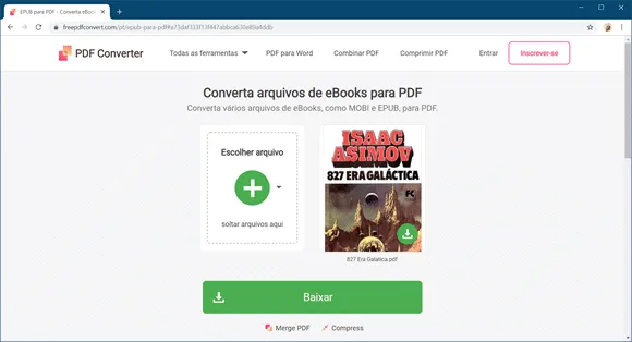 free pdf convert ebook