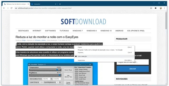 selection reader chrome