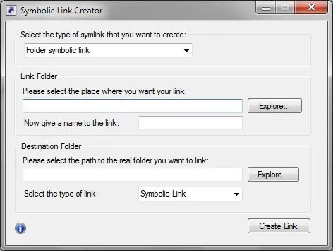 symbolic link creator