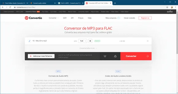 convertio audio