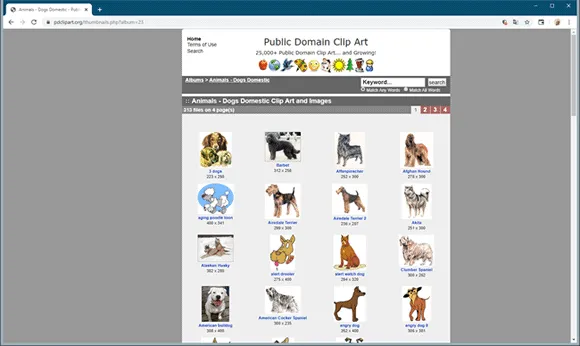 pdclipart site
