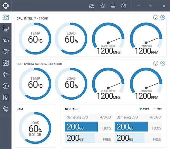 cam hardware monitor