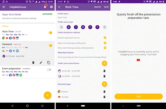 helpmefocus android