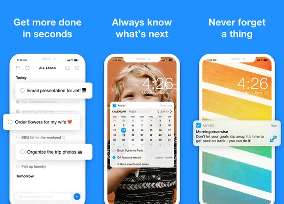 anydo calendario iphone
