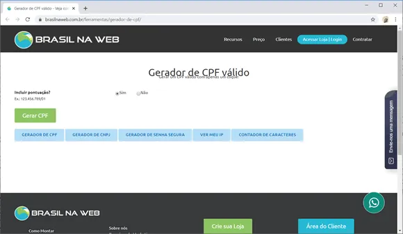 brasilnaweb cpf