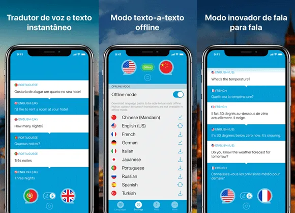 fale traduza ios tradutor